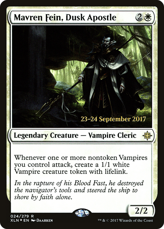 Mavren Fein, Dusk Apostle (024) (Prerelease) - Foil