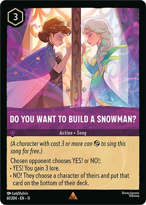 Do You Want To Build A Snowman? (0061) - Cold Foil