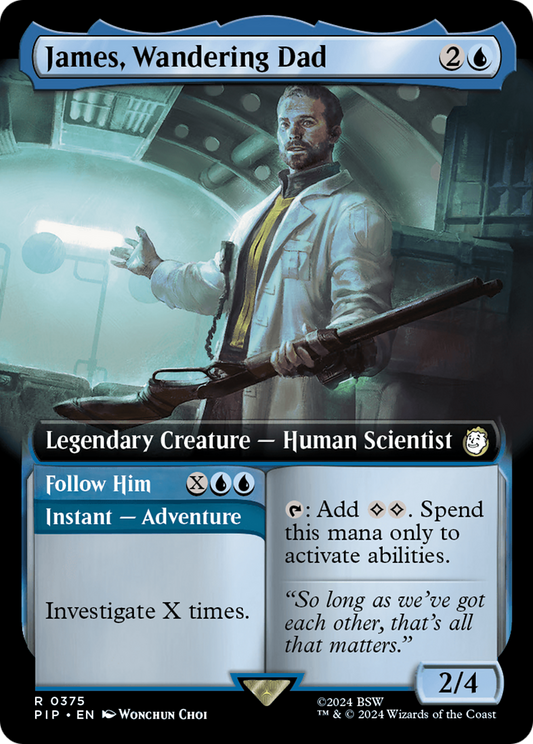 James, Wandering Dad // Follow Him (0375) (Extended Art) - Foil