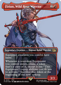 Firion, Wild Rose Warrior (0531) (Borderless) - Surge Foil