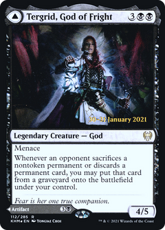 Tergrid, God of Fright // Tergrid's Lantern (112) (Prerelease) (PKHM) - Foil