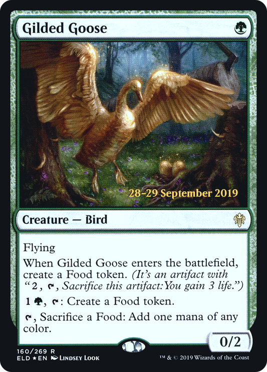 Gilded Goose (160) (Prerelease) - Foil