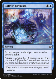 Callous Dismissal - Foil