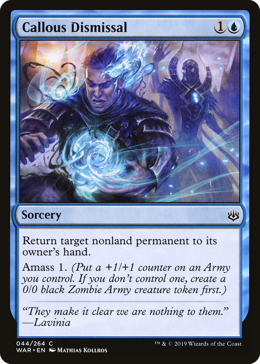 Callous Dismissal - Foil