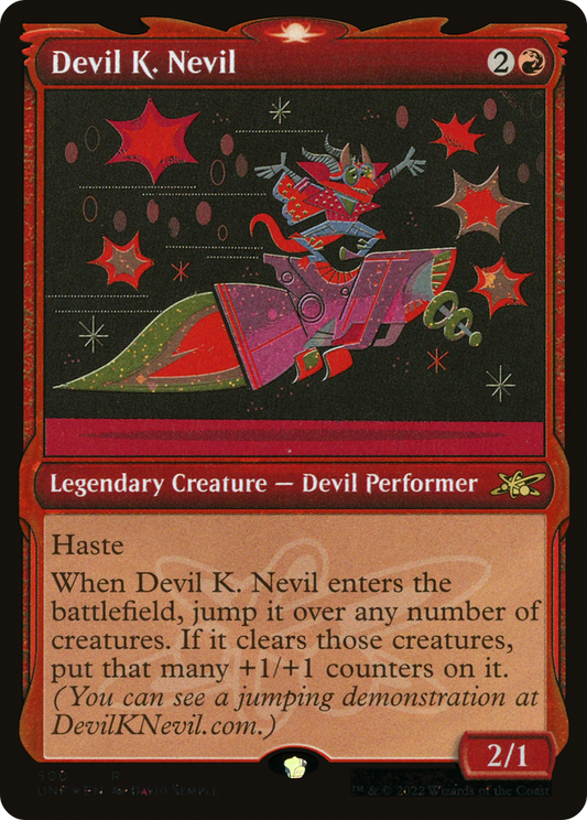 Devil K. Nevil (500) (Showcase) - Galaxy Foil