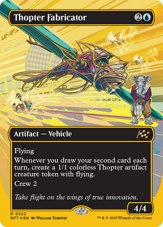 Thopter Fabricator (0522) (Borderless) - First Place Foil