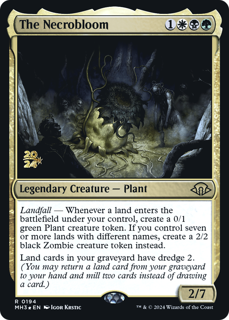 The Necrobloom (0194) (Prerelease) - Foil