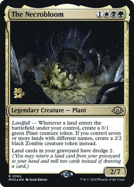 The Necrobloom (0194) (Prerelease) - Foil