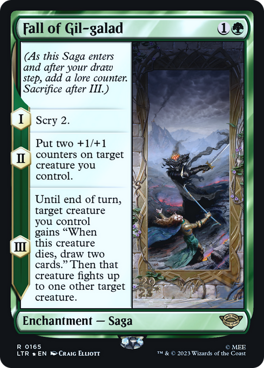 Fall of Gil-galad (0165) (Prerelease) - Foil