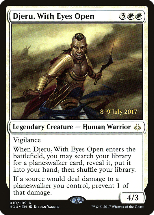 Djeru, With Eyes Open (010) (Prerelease) - Foil