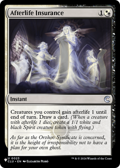 Afterlife Insurance (CLU-23) (PLST)