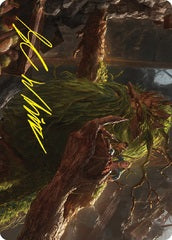 Treebeard, Gracious Host (67/81) Art Card (ALTR) - Gold-Stamped Signature