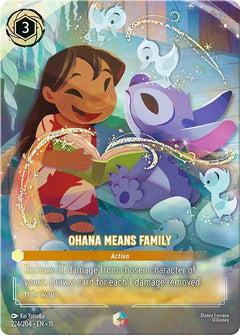 Ohana Means Family (0224) - Satin Holographic Foil
