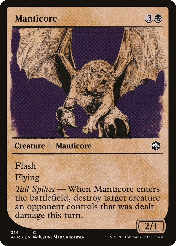 Manticore (314) (Showcase) - Foil