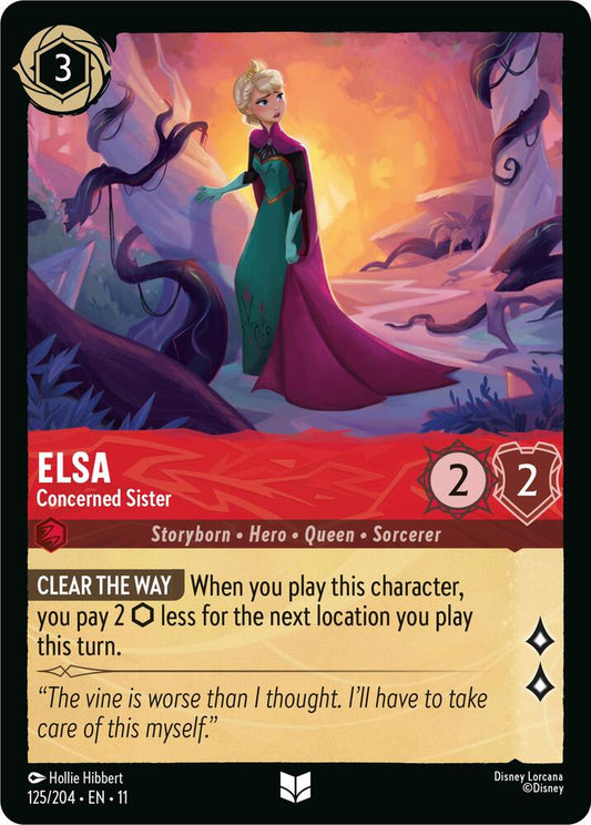 Elsa, Concerned Sister (0125) - Cold Foil