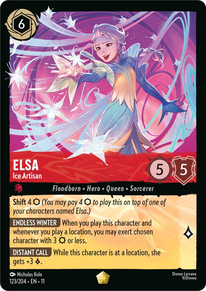 Elsa, Ice Artisan (0123) - Cold Foil