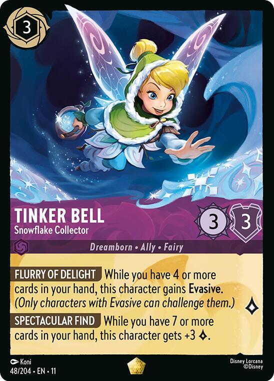 Tinker Bell, Snowflake Collector (0048) - Cold Foil