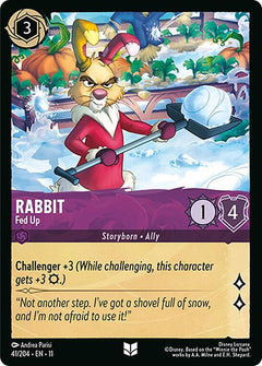 Rabbit, Fed Up (0041) - Cold Foil