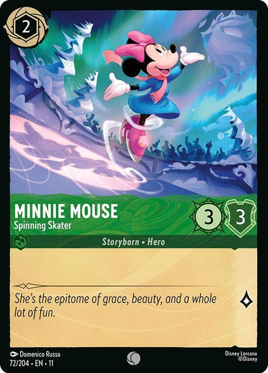 Minnie Mouse, Spinning Skater (0072) - Cold Foil