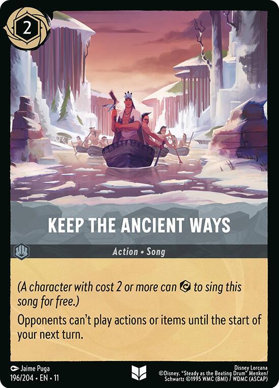 Keep the Ancient Ways (0196) - Cold Foil