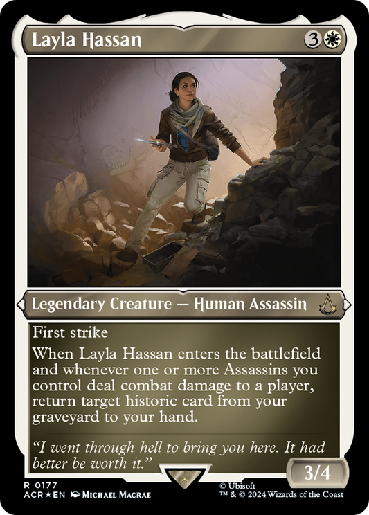 Layla Hassan (0177) - Foil Etched