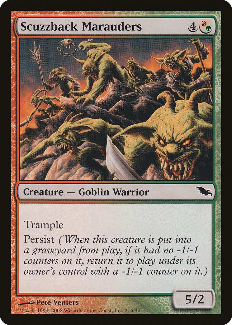 Scuzzback Marauders - Foil
