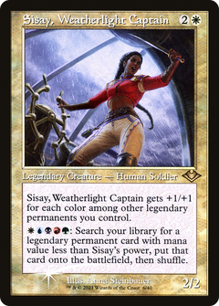 Sisay, Weatherlight Captain (006) (Retro Frame) - Foil