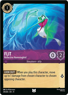 Flit, Reflective Hummingbird (0039) - Cold Foil