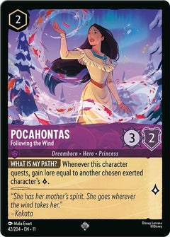 Pocahontas, Following the Wind (0042) - Cold Foil