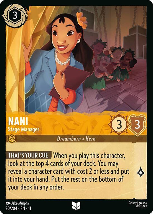 Nani, Stage Manager (0020) - Cold Foil