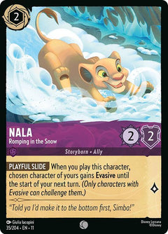 Nala, Romping in the Snow (0035) - Cold Foil