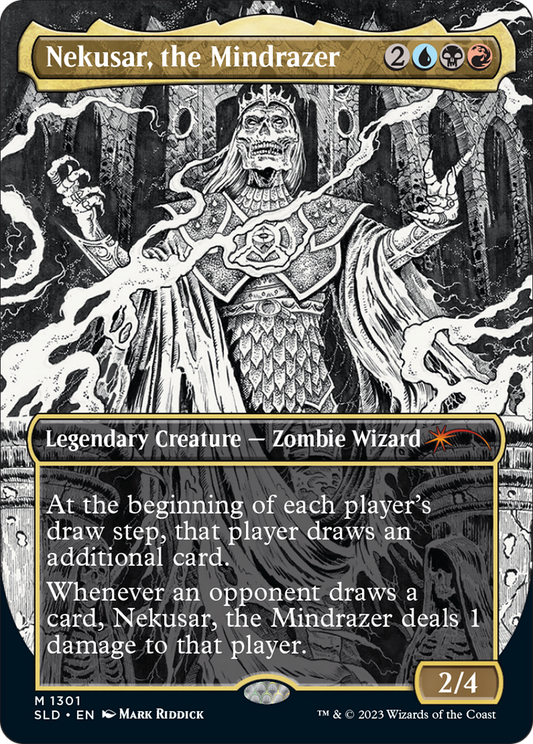Nekusar, the Mindrazer (1301) (Borderless) - Foil