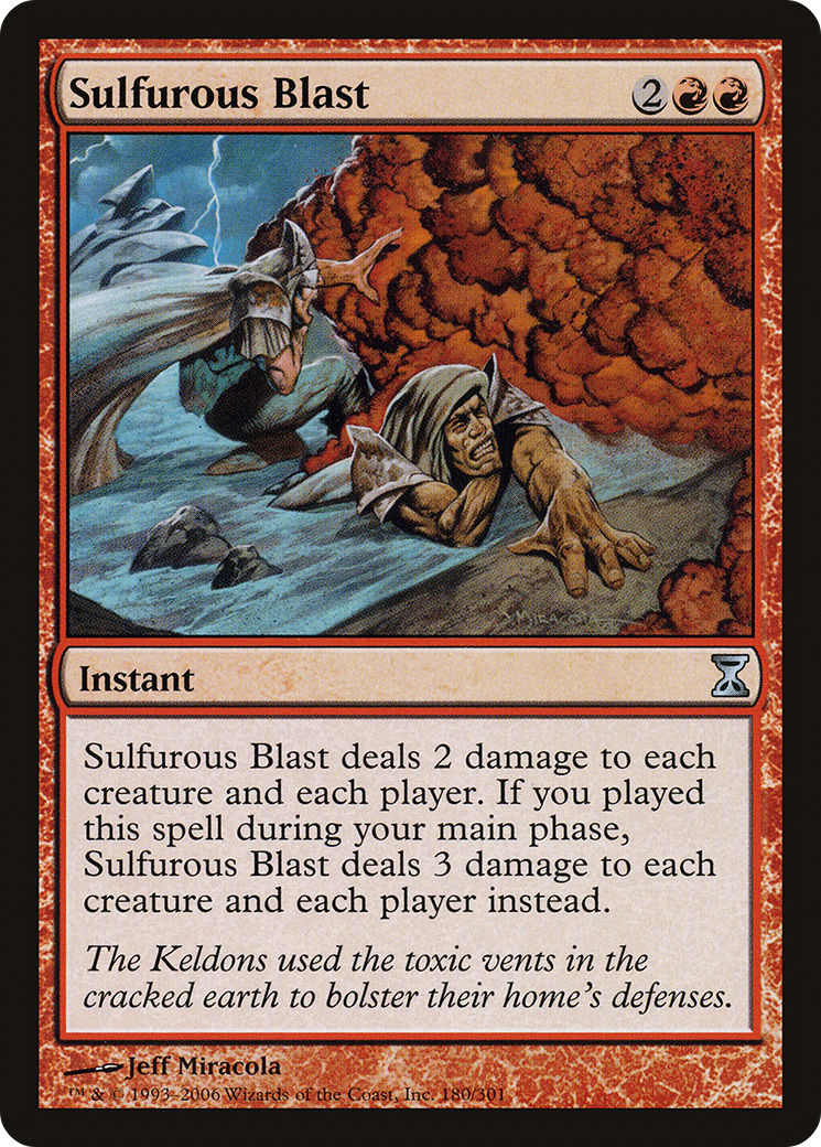 Sulfurous Blast - Foil