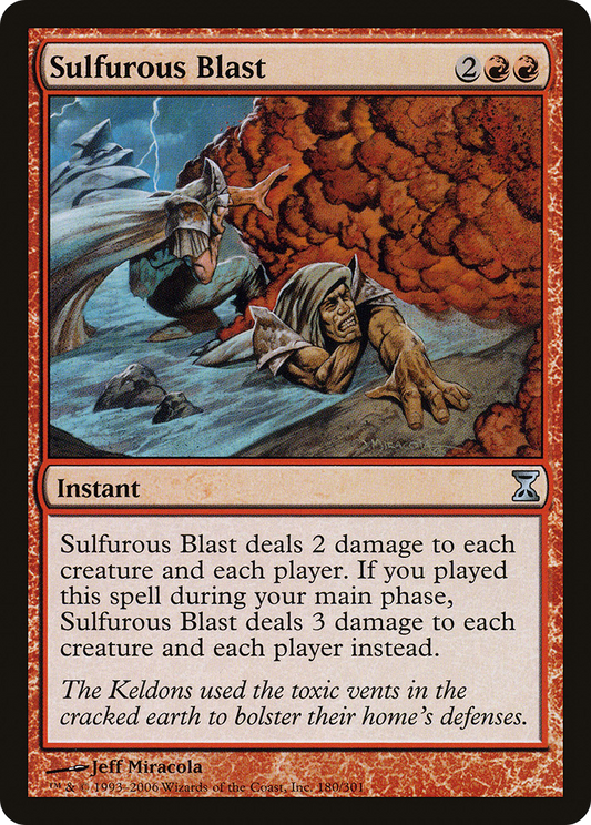 Sulfurous Blast - Foil