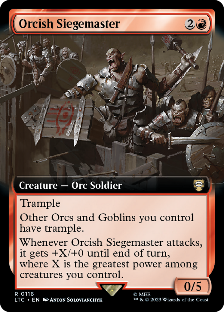 Orcish Siegemaster (0116) (Extended Art)
