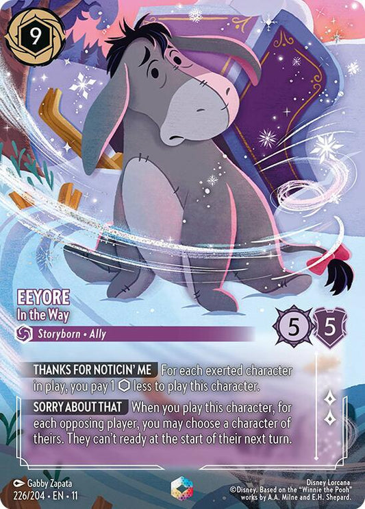 Eeyore, In the Way (0226) - Satin Holographic Foil