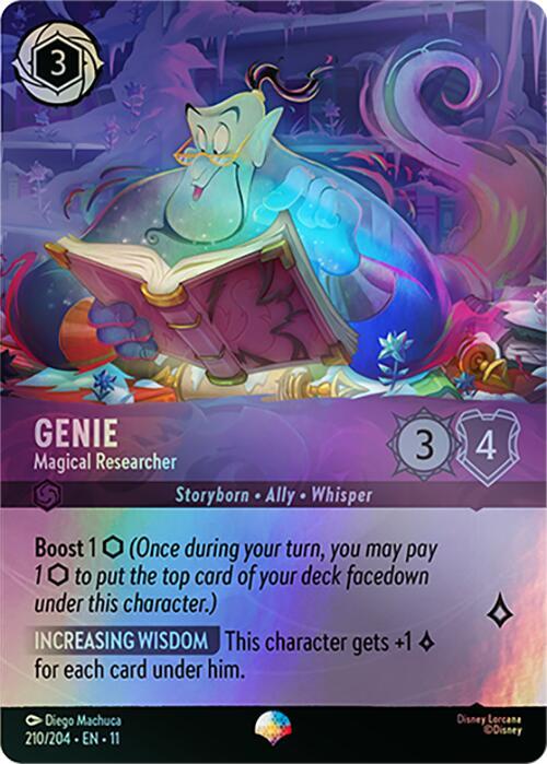 Genie, Magical Researcher (0210) - Rainbow Foil