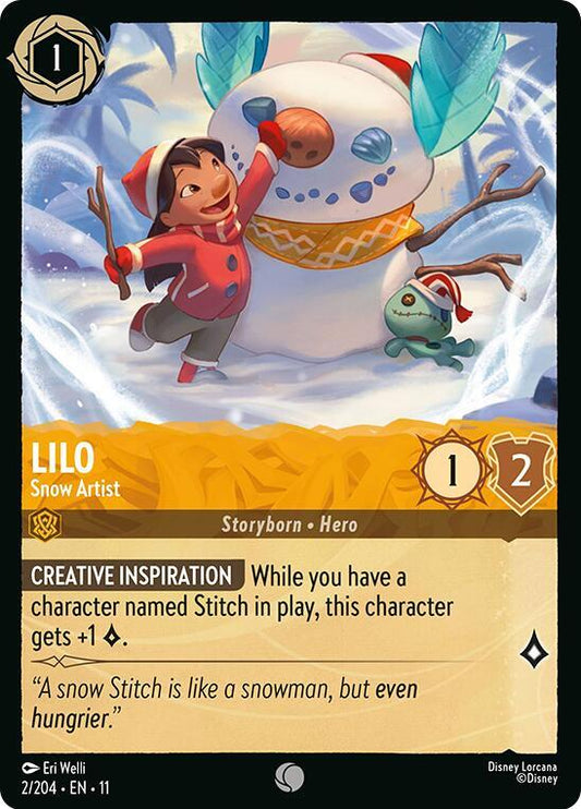 Lilo, Snow Artist (0002) - Cold Foil