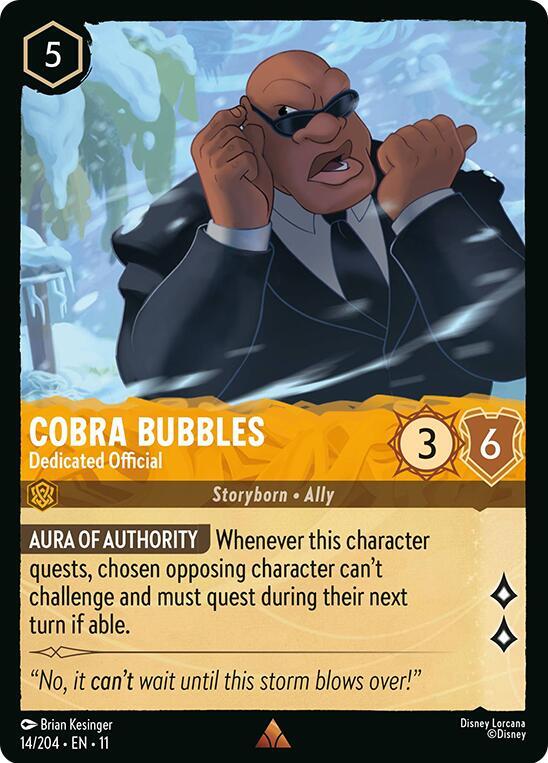 Cobra Bubbles, Dedicated Official (0014)