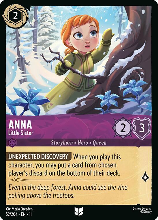 Anna, Little Sister (0052) - Cold Foil