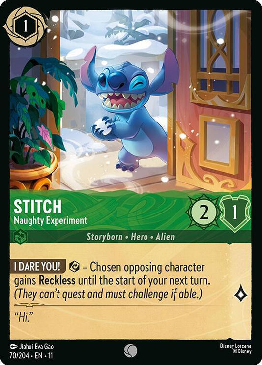 Stitch, Naughty Experiment (0070)