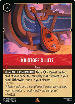 Kristoff's Lute (0133) - Cold Foil