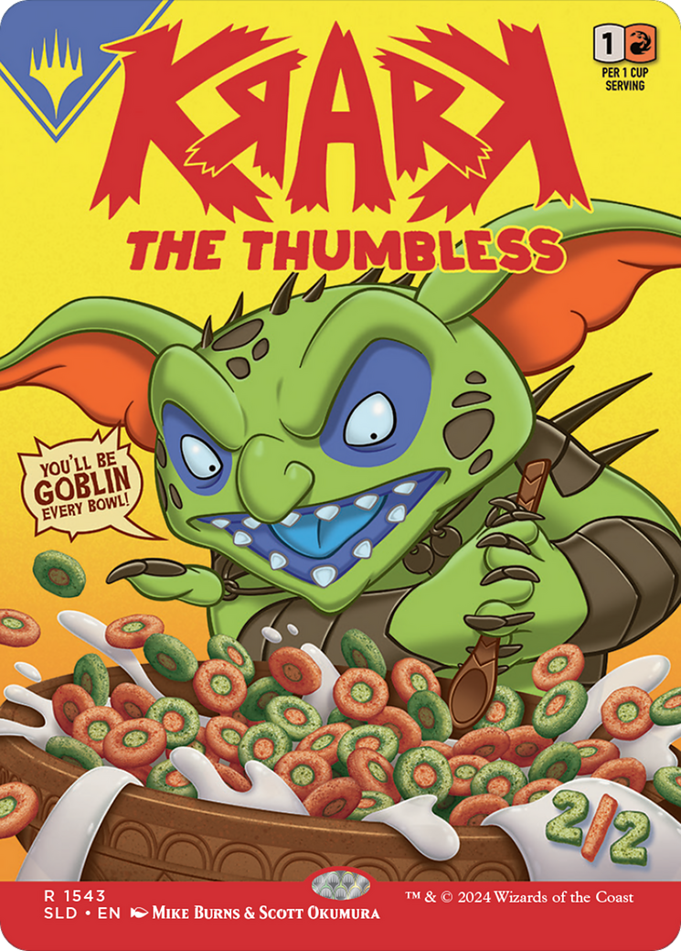 Krark, the Thumbless (1543) (Reversible) (Showcase) (SLD)