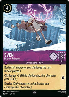 Sven, Leaping Reindeer (0060) - Cold Foil