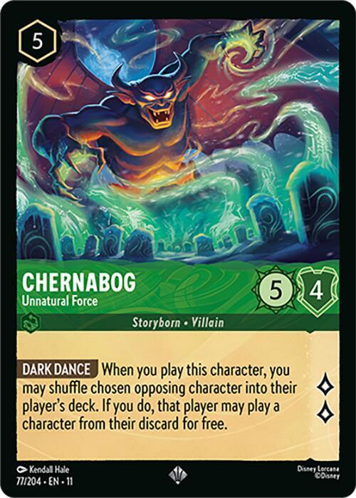 Chernabog, Unnatural Force (0077) - Cold Foil