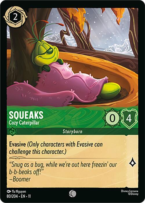 Squeaks, Cozy Caterpillar (0080) - Cold Foil