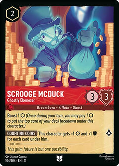 Scrooge McDuck, Ghostly Ebenezer (0104) - Cold Foil