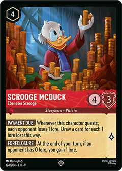 Scrooge McDuck, Ebenezer Scrooge (0124) - Cold Foil