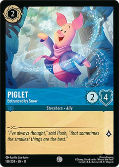 Piglet, Entranced by Snow (0139) - Cold Foil