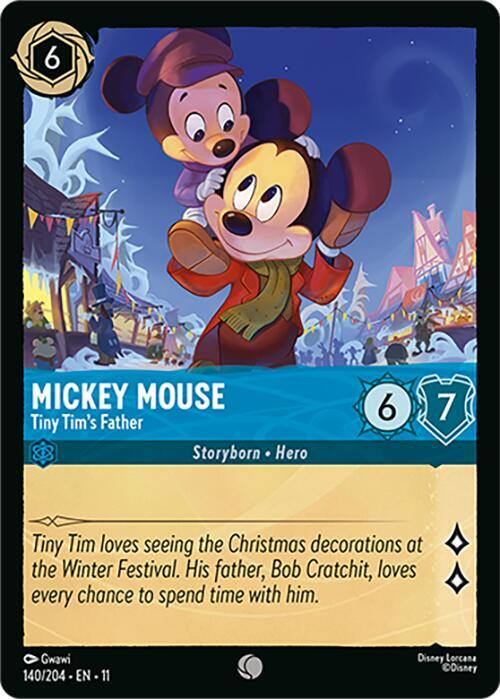 Mickey Mouse, Tiny Tim's Father (0140) - Cold Foil